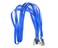 Bird Fiy 50 Pcs Nylon Cord Lanyards Bulldog Clip Deluxe Neck Lanyard for Id Cardsbadges blue