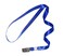 Bird Fiy 50 Pcs Nylon Cord Lanyards Bulldog Clip Deluxe Neck Lanyard for Id Cardsbadges blue