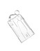 Bluemoona 10 Sets Hard ID Card Badge Holder for Keyring Clip Retractable Lanyard Fuel Gas Petroleum