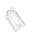 Bluemoona 10 Sets Hard ID Card Badge Holder for Keyring Clip Retractable Lanyard Fuel Gas Petroleum