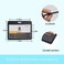 BOKOVNGEE 3pack Horizontal ID Badge Holder DoubleSided Transparent Name Tag Holder Waterproof Heavy Duty Id Card Holder for Office School ID Credit Cards Exhibition Cards Black