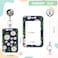 Boutilon Retractable Badge Holder Badge ReelsLightweight Plastic Badge Reel with Card Holder Key Ring Belt Clip for NurseVolunteerTeacherStudentTLittle Daisy