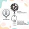 Boutilon Retractable Badge Holder Badge ReelsLightweight Plastic Badge Reel with Card Holder Key Ring Belt Clip for NurseVolunteerTeacherStudentTLittle Daisy