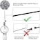 Boutilon Retractable Badge Holder Retractable Badge ReelsLightweight Plastic Badge Reel Card Holder with Key Ring Backing Belt Clip for NurseVolunteerTeacherStudentGlitter Silver 2pack