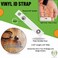 Specialist ID Bulk 25 Pack Clear Vinyl Plastic ID Badge Holder Strap with Snap Eyelet Hole Bulk Pack Easily Attach to Lanyards Key Rings Badge Strap Attachment for Badges by