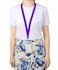 CANWELUX 12 Pack Bright Neon Purple Lanyard with AntiLost ID Holders Cruise Fluorescent Lanyard for Waterproof ID Badges Holder Lanyards for Cruise Ship CardsPurple12Pack