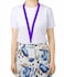 CANWELUX 12 Pack Bright Neon Purple Lanyard with AntiLost ID Holders Cruise Fluorescent Lanyard for Waterproof ID Badges Holder Lanyards for Cruise Ship CardsPurple12Pack
