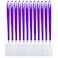 CANWELUX 12 Pack Bright Neon Purple Lanyard with AntiLost ID Holders Cruise Fluorescent Lanyard for Waterproof ID Badges Holder Lanyards for Cruise Ship CardsPurple12Pack