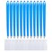 CANWELUX 12 Pack Bright Neon Sky Blue Lanyard for ID Badges Lanyard with AntiLost ID Holders for Cruise Sky Blue12Pack
