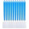 CANWELUX 12 Pack Bright Neon Sky Blue Lanyard for ID Badges Lanyard with AntiLost ID Holders for Cruise Sky Blue12Pack