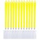 CANWELUX 12 Pack Bright Neon Yellow Lanyard for ID Badges Lanyard with AntiLost ID Holders for Cruise Ship CardNeon Yellow12Pack