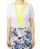 CANWELUX 12 Pack Bright Neon Yellow Lanyard for ID Badges Lanyard with AntiLost ID Holders for Cruise Ship CardNeon Yellow12Pack