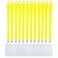CANWELUX 12 Pack Bright Neon Yellow Lanyard for ID Badges Lanyard with AntiLost ID Holders for Cruise Ship CardNeon Yellow12Pack