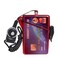 CEYDEY 2 Pack Sport Waterproof ID Card Badge Holder Case with Lanyard Cover Multiple Credit Cards Registration ins Card Heavy Duty Durable Locker Dry Box Red