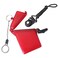 CEYDEY 2 Pack Sport Waterproof ID Card Badge Holder Case with Lanyard Cover Multiple Credit Cards Registration ins Card Heavy Duty Durable Locker Dry Box Red