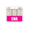 Scrubs and CNA Badge Buddy Horizontal wHeight Weight Conversion Charts Pink