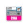 Scrubs and CNA Badge Buddy Horizontal wHeight Weight Conversion Charts Pink
