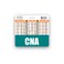 Scrubs and CNA Badge Buddy Horizontal wHeight Weight Conversion Charts Teal