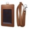 Coaott Carbon Fiber Work ID Card Holder with Lanyard is a Stylish and Durable Card Holder with Dual Card Capacity Clear Display Window and Privacy Back Pocket Color A