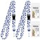 Cruise On Cruise Lanyard for Ship Cards 2Pack Retractable Badge Waterproof Key Card Holder for Ship Cards Cruise Essentials 20262027 Perfect for Travel Vacation White Navy