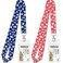 Cruise On Lanyards for Cruise Ship Cards 2Pack in 2026 2027 Cruise Lanyard with ID Holder Detachable Key Card Badge Waterproof Ship Card Holder Blue Pink