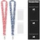 Cruise On Lanyards for Cruise Ship Cards 2Pack in 2026 2027 Cruise Lanyard with ID Holder Detachable Key Card Badge Waterproof Ship Card Holder Blue Pink