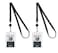 COOKOOKY Cute Lanyard id Holder Durable Retractable Lanyards for ID BadgesWaterproof ID Badge Holder for Cruise Ships Key Cards