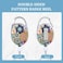 TJIHACNGE Datura Flowers Badge Reels Retractable Double Sided Color Print Pattern Holders with Keychain Clip and Key Ring Durable Nylon Rope