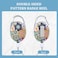 TJIHACNGE Datura Flowers Badge Reels Retractable Double Sided Color Print Pattern Holders with Keychain Clip and Key Ring Durable Nylon Rope