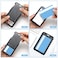 Eaasty Hard Plastic ID Badge Holder Vertical Slide Open Card Case Black Name Tag Holders Badge Sleeve ID Case Protector with Clear Window for Nurses Office Credit Cards20 Pcs