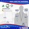 EcoEarth 3x4 Vertical ID Badge Holder with Lanyard Premium 50 PK Black Bulk Name Badge Holder and Lanyards Set Clear Card Identification Tag Set