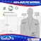 EcoEarth 3x4 Vertical ID Badge Holder with Lanyard Premium 50 PK Black Bulk Name Badge Holder and Lanyards Set Clear Card Identification Tag Set