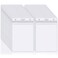 EcoEarth ID Badge Holder with Soft Edge Premium Tier Sealable 3x4 Inch 100 Pack Waterproof Vertical Card Protector Plastic Name Tag Holder Bulk