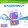 EcoEarth ID Badge Holder with Soft Edge Premium Tier Sealable 3x4 Inch 100 Pack Waterproof Vertical Card Protector Plastic Name Tag Holder Bulk