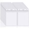 EcoEarth ID Badge Holder with Soft Edge Premium Tier Sealable 3x4 Inch 100 Pack Waterproof Vertical Card Protector Plastic Name Tag Holder Bulk
