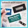 ExcelMark 20 Magnetic Name Badge Holders with 3 Premium Strength Neodymium Magnets