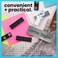 ExcelMark 20 Magnetic Name Badge Holders with 3 Premium Strength Neodymium Magnets