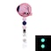 Rockapatch Eye Anatomy Optometry Halloween Retractable Name Card Badge Holder Reel with Alligator Clip 24 inches Thick Pull Cord
