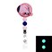 Rockapatch Eye Anatomy Optometry Halloween Retractable Name Card Badge Holder Reel with Alligator Clip 24 inches Thick Pull Cord
