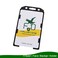 Fallen One 10 Pack Double Sided ID Badge Holder Plastic ID Card Holder for Lanyard Vertical Black