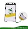 Fallen One 10 Pack Double Sided ID Badge Holder Plastic ID Card Holder for Lanyard Vertical Black