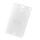 Fallen One 10 Pack Hard Plastic ID Card Badge Holder Vertical with Thumb Slots