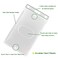 Fallen One 10 Pack Hard Plastic ID Card Badge Holder Vertical with Thumb Slots