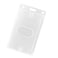 Fallen One 2 Pack Hard Plastic ID Card Badge Holder Vertical with Thumb Slots