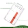Fallen One Hard Plastic Vertical ID Card Badge Holder with Red Extractor Slide 5 Pack