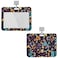 PutDiDi Flowers Badge Holder Horizontal Detachable Neck Lanyardbadge Holder for Men Women Waterproof Id Card Name Protector Cover with Lanyard Strap for Offices School Driver Licence