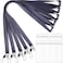 Foshine Lanyard with ID Badge Holder Black Breakaway Lanyards for ID Badges Keys Women Men Cruise Neck Office Waterproof 5 Pack