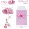 foci cozi Funny Nurse Retractable Badge Holder Reel CuteWork Id Card Name Badge Holder Retractable ClipPink