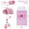 foci cozi Funny Nurse Retractable Badge Holder Reel CuteWork Id Card Name Badge Holder Retractable ClipPink