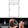 FXHDC-M FXHDCM 6PCS Clear Waterproof Plastic Badge Holders Dustproof Double Sided Badge for Name Tag Card ID Holders Lanyard or ClipsVertical Version